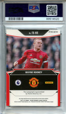 2021-22 Prizm EPL Wayne Rooney Flashback Autographs Gold Wave