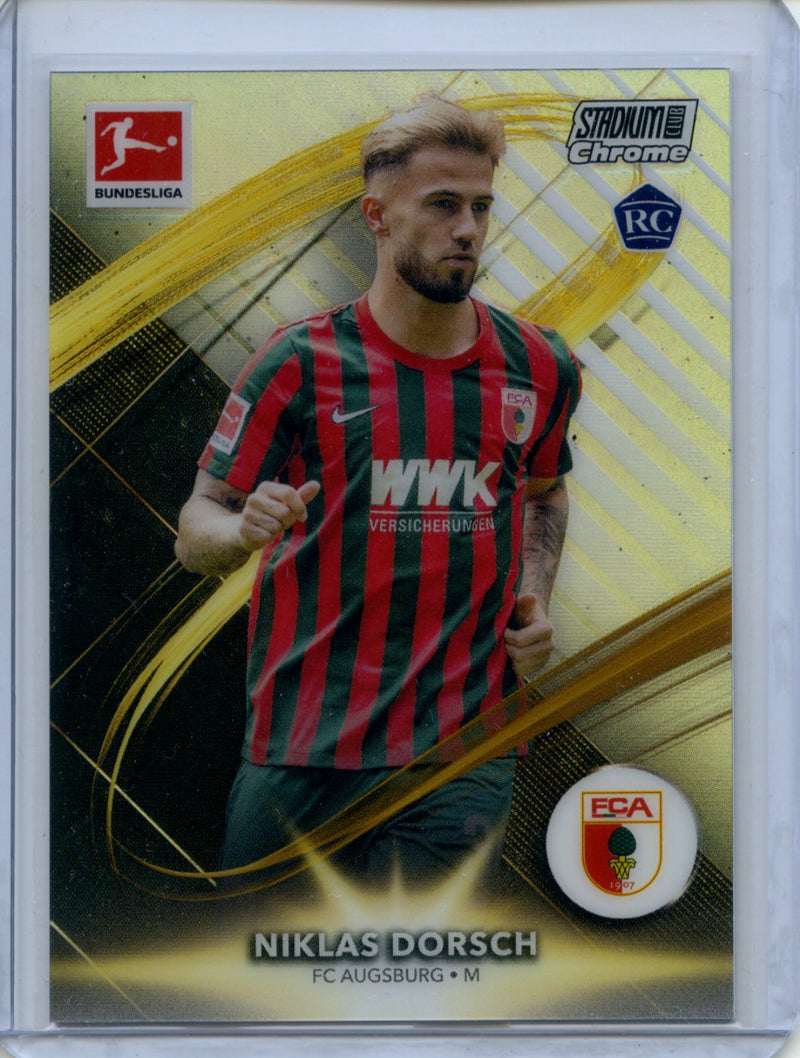 2021-22 Topps Bundesliga Stadium Club Chrome Niklas Dorsch Golden Promises