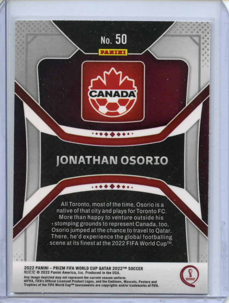 2022 Panini Prizm FIFA World Cup Qatar Jonathan Osorio