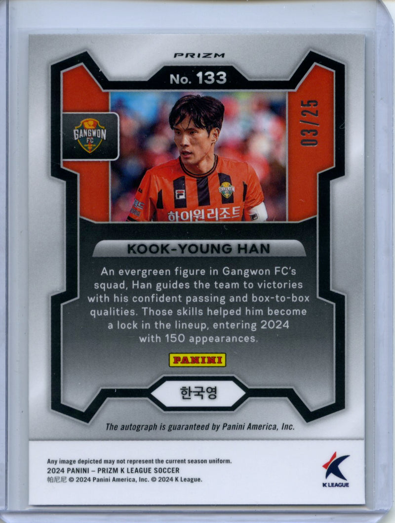 2024 Prizm K-League Soccer Kook-Young Han Autographs Mojo 3/25