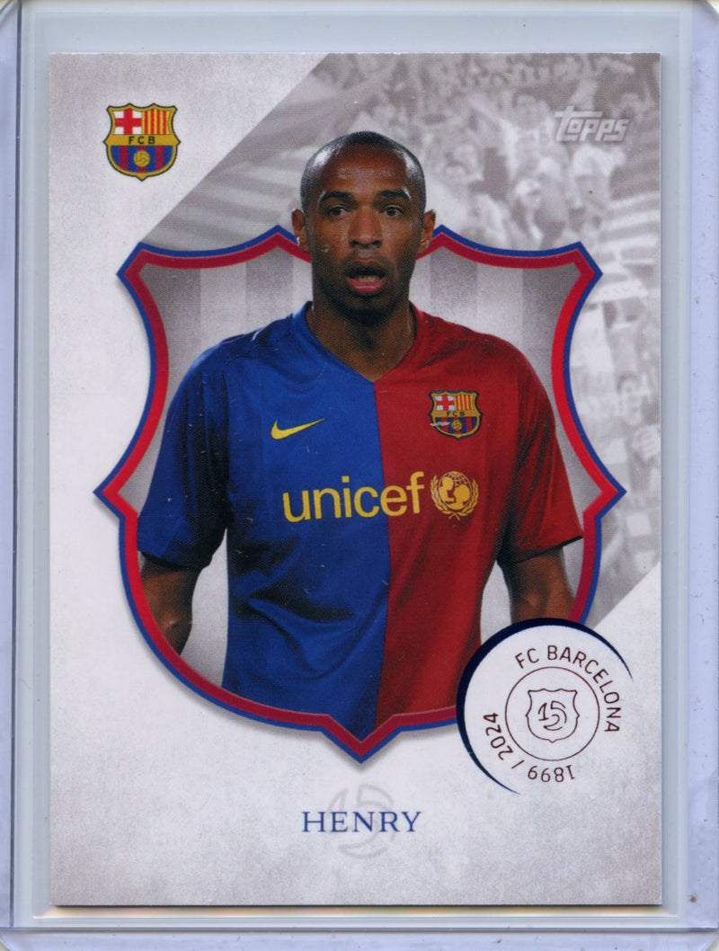 2024-25 Barcelona 125th Anniversary Thierry Henry Legacy
