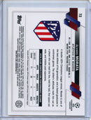 2022-23 Topps Chrome UEFA Alvaro Morata Black & White Ray Wave