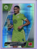2021-22 Topps Chrome Bundesliga Soccer Maxence Lacroix Prism Refractor 147/199