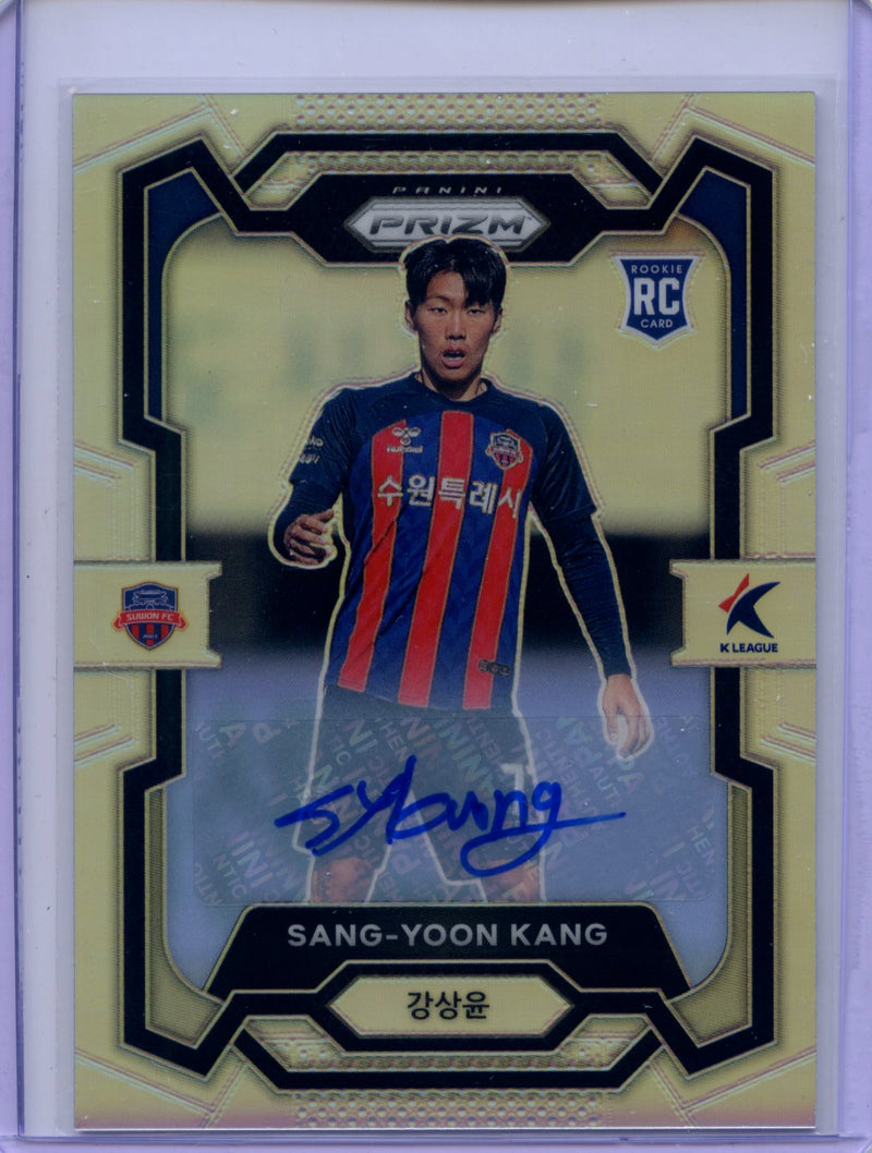 2024 Prizm K-League Soccer Sang-Yoon Kang Autographs Silver 27/40