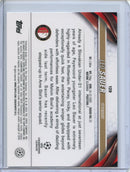 2023-24 Topps Chrome UEFA Leo Sauer Aqua Prism Refractor