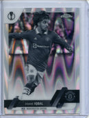 2022-23 Topps Chrome UEFA Zidane Iqbal Black & White Ray Wave