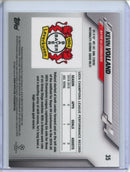 2019-20 Topps Chrome UEFA CL Kevin Volland Blue Bubbles Refractor