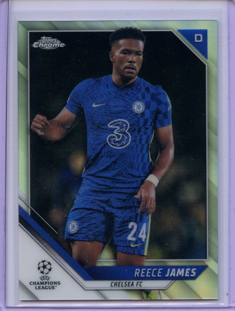 2021-22 Topps Chrome UEFA CL Reece James Refractor