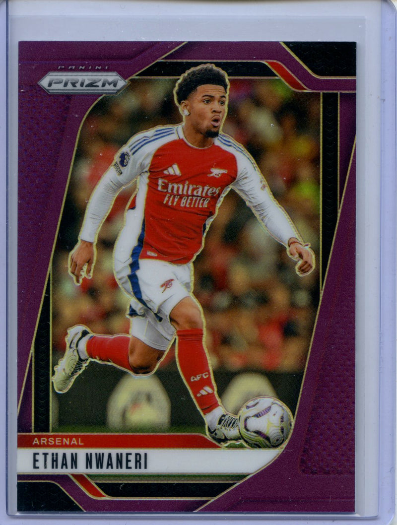 2024-25 Panini Prizm Premier League Ethan Nwaneri Purple