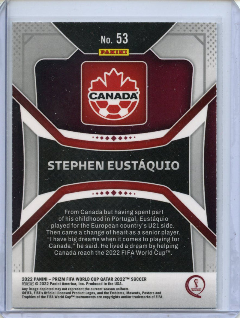 2022 Panini Prizm FIFA World Cup Qatar Stephen Eustaquio