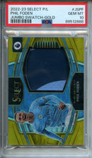 2022-23 Select Premier League Phil Foden Jumbo Swatch Gold 4/5