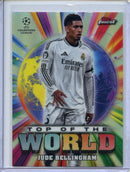 2024-25 Topps Finest UEFA Jude Bellingham Top Of The World