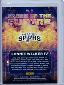 2018-18 NBA Hoops Lonnie Walker IV Faces Of The Future