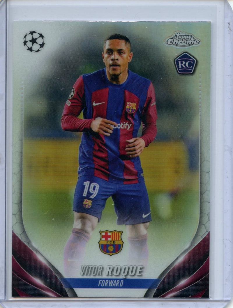2023-24 Topps Chrome UEFA Vitor Roque Refractor
