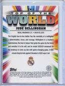 2024-25 Topps Finest UEFA Jude Bellingham Top Of The World