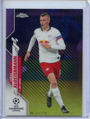 2019-20 Topps Chrome UEFA CL Lukas Klostermann Purple Carbon Fiber Refractor