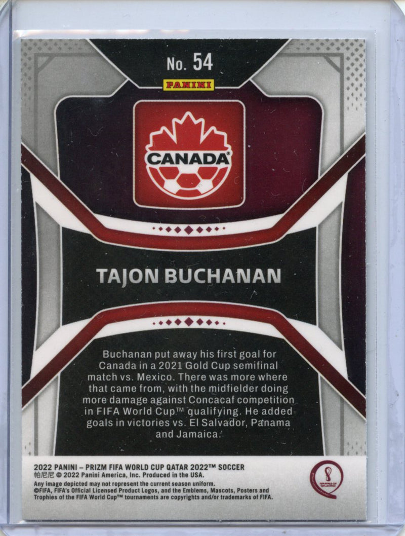 2022 Panini Prizm FIFA World Cup Qatar Tajon Buchanan