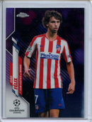 2019-20 Topps Chrome UEFA CL Joao Felix Purple Carbon Refractor