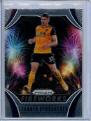 2020-21 Panini Prizm Premier League Leander Dendoncker Fireworks