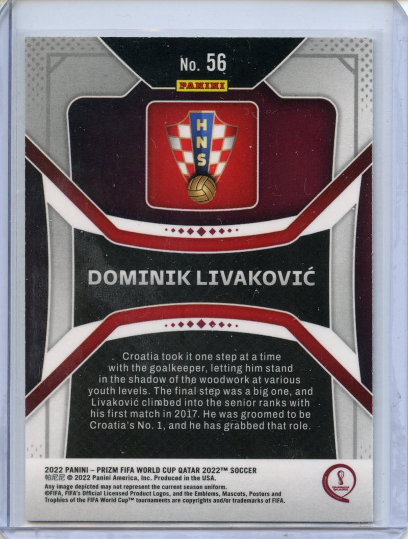 2022 Panini Prizm FIFA World Cup Qatar Dominik Livakovic