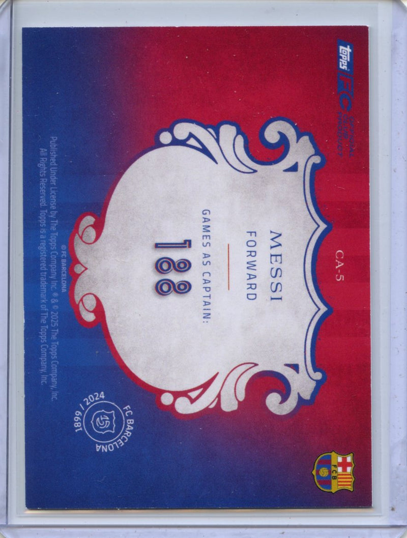 2024-25 Barcelona 125th Anniversary Lionel Messi Capita