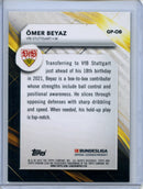 2021-22 Topps Bundesliga Stadium Club Chrome Omer Beyaz Golden Promises