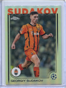 2024-25 Topps Chrome UEFA Club Comps Georgiy Sudakov Refractor