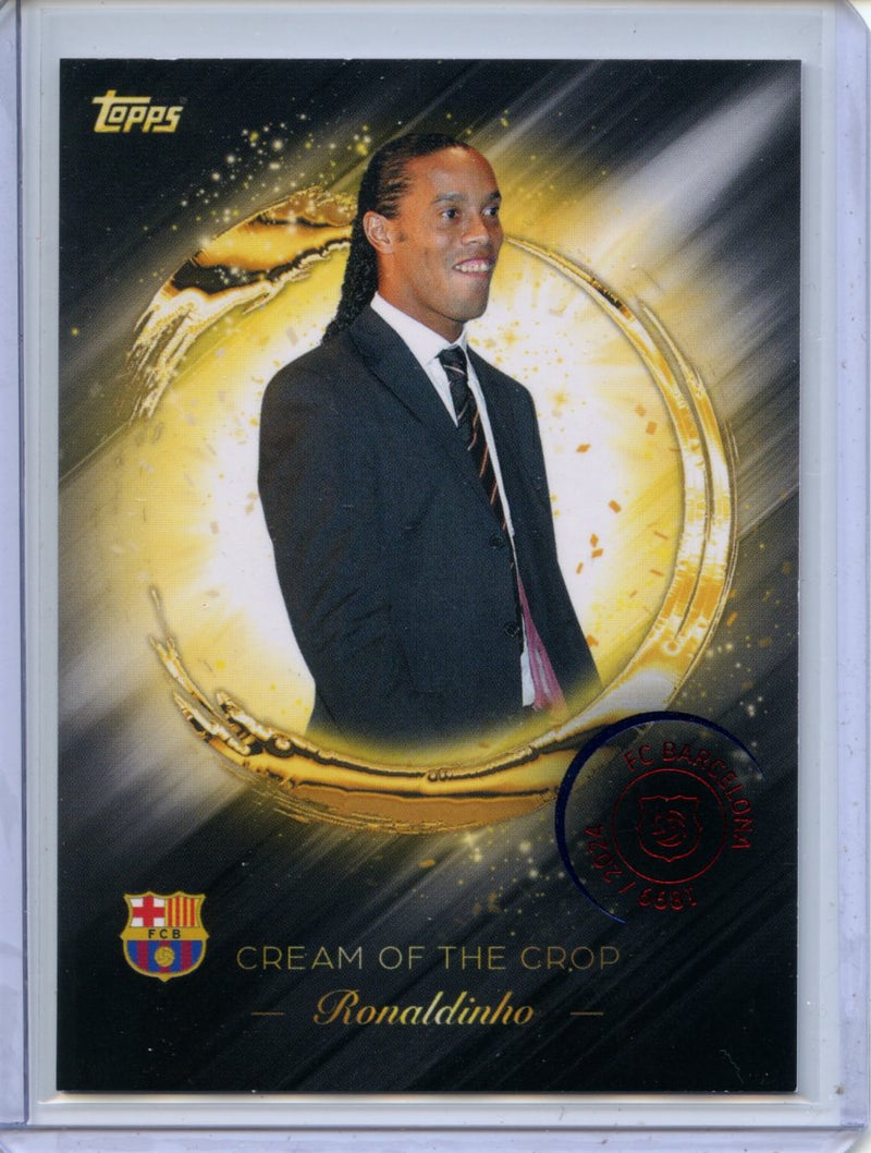 2024-25 Barcelona 125th Anniversary Ronaldinho Cream of the Crop