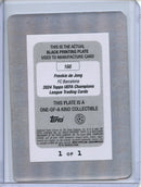 2023-24 Topps UEFA CC Frenkie De Jong Printing Plates Black 1/1