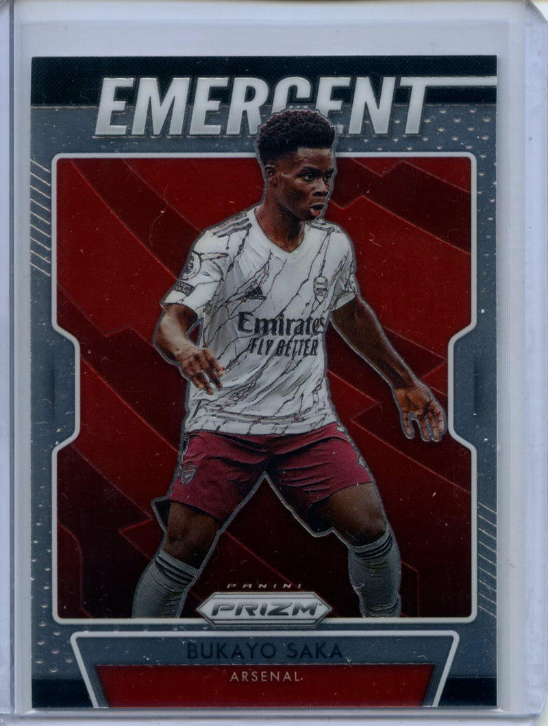 2020-21 Panini Prizm Premier League Bukayo Saka Emergent