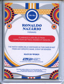2024-25 Topps Real Madrid Team Set Ronaldo Nazario Flamenco Flare Relics 11/250