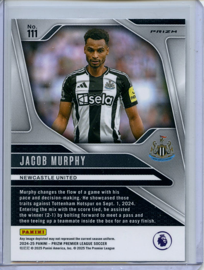 2024-25 Panini Prizm Premier League Jacob Murphy Black And White Checker