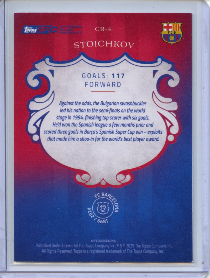 2024-25 Barcelona 125th Anniversary Hristo Stoichkov Cream of the Crop