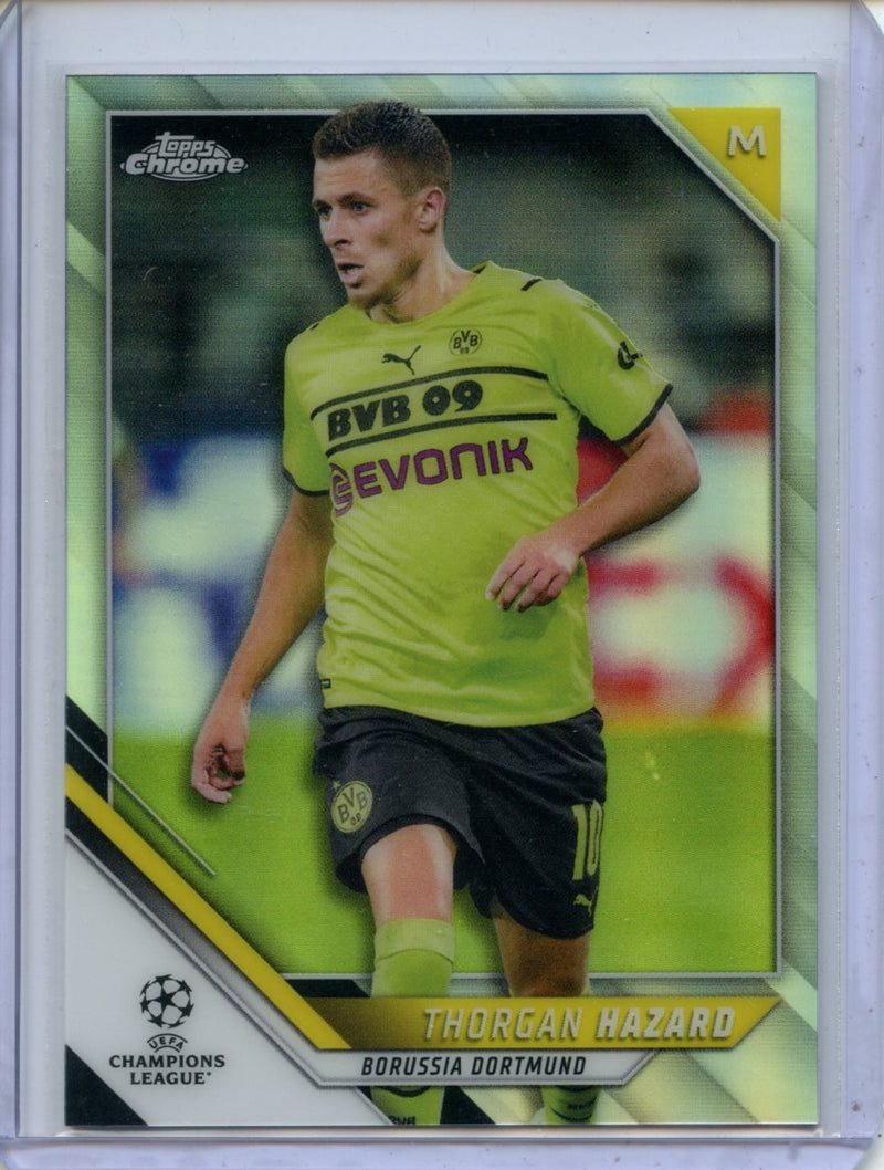 2021-22 Topps Chrome UEFA CL Thorgan Hazard Refractor