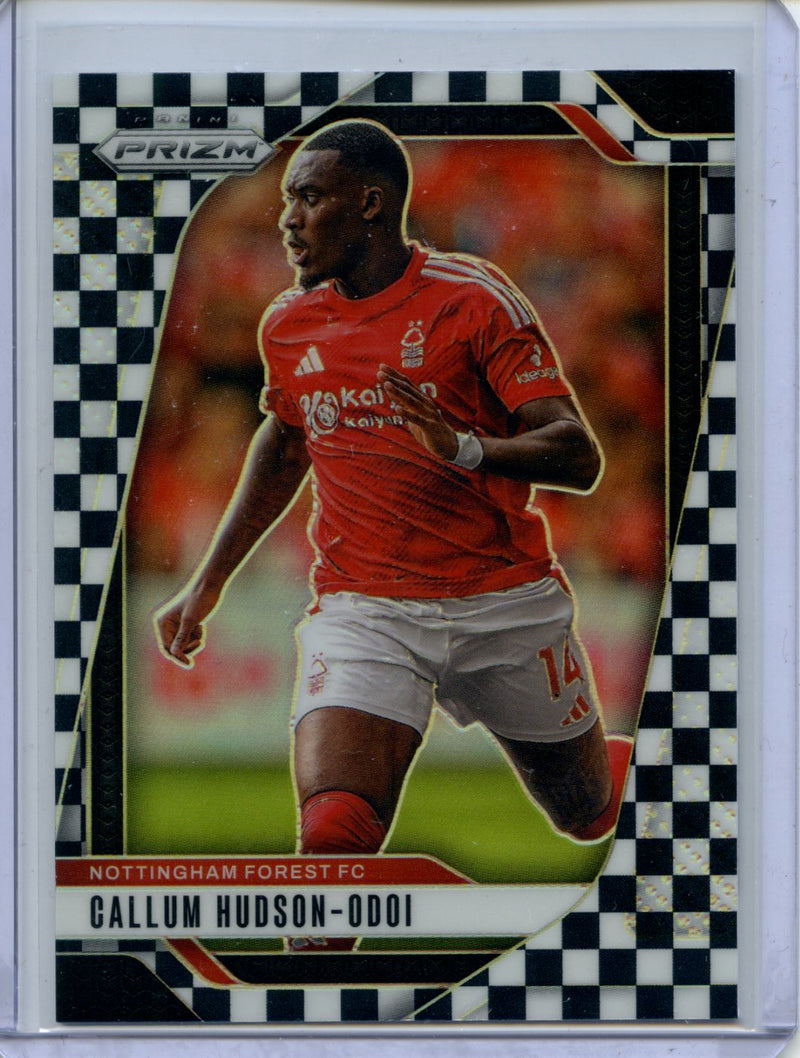 2024-25 Panini Prizm Premier League Callum Hudson-Odoi Black And White Checker
