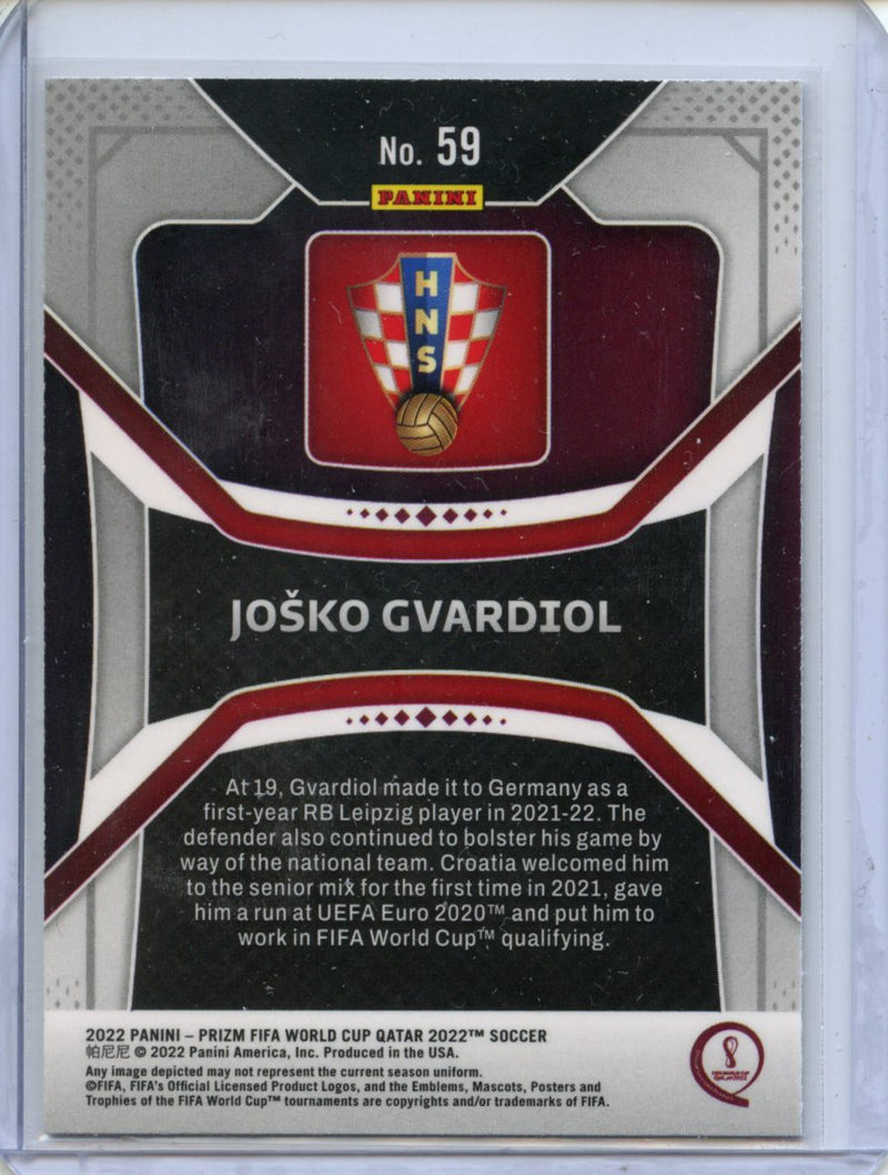 2022 Panini Prizm FIFA World Cup Qatar Josko Gvardiol