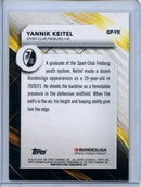 2021-22 Topps Bundesliga Stadium Club Chrome Yannik Keitel Golden Promises
