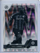 2022-23 Topps Chrome UEFA Romelu Lukaku Black & White Ray Wave