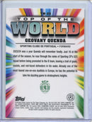 2024-25 Topps Finest UEFA Geovany Quenda Top Of The World