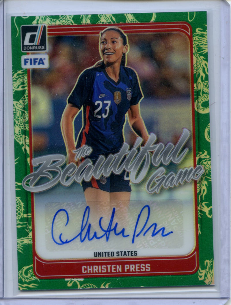 2024-25 Donruss Christen Press The Beautiful Game Dragon Scale 43/99