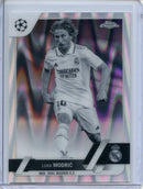 2022-23 Topps Chrome UEFA Luka Modric Black & White Ray Wave