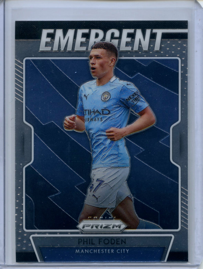 2020-21 Panini Prizm Premier League Phil Foden Emergent