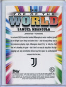 2024-25 Topps Finest UEFA Samuel Mbangula Top Of The World