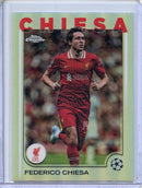 2024-25 Topps Chrome UEFA Club Comps Federico Chiesa Refractor