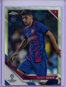 2021-22 Topps Chrome UEFA CL Yusuf Demir Refractor