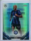 2023-24 Topps Chrome UEFA Federico Dimarco Aqua Prism Refractor