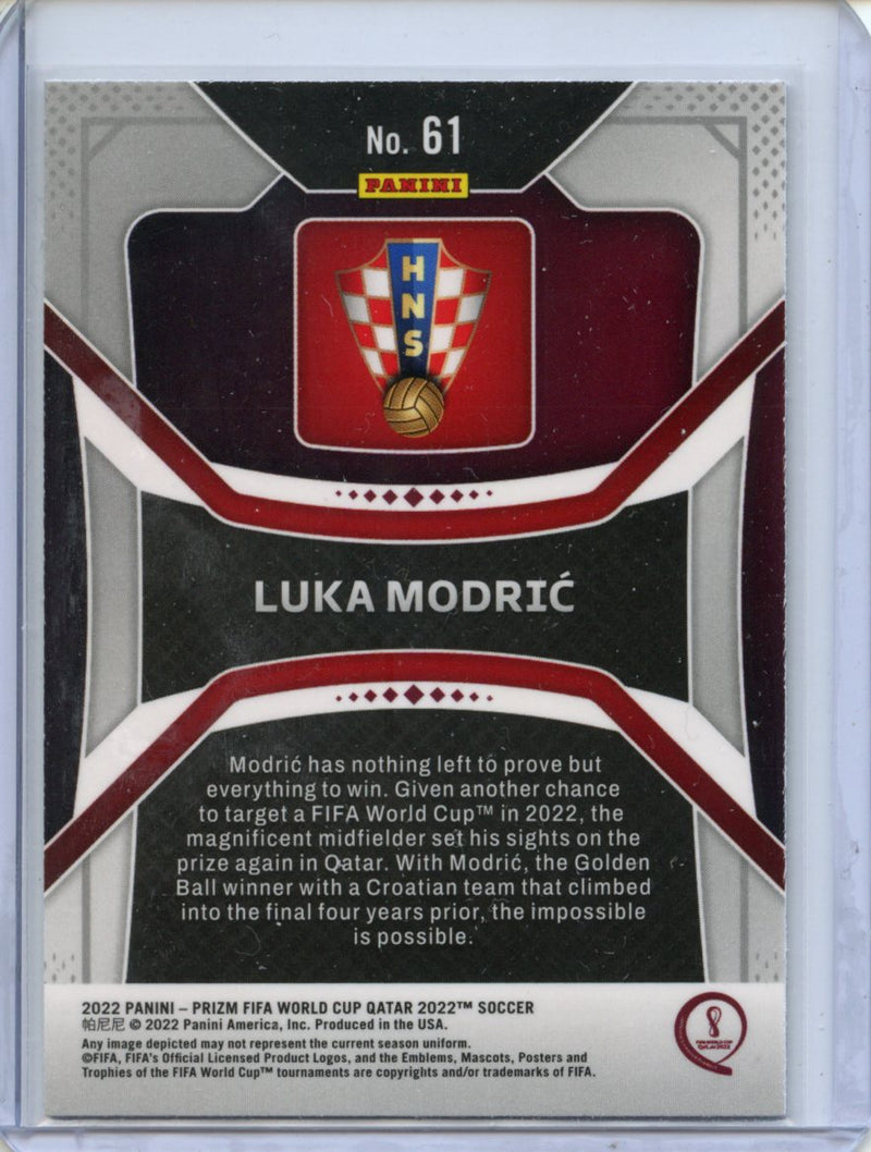 2022 Panini Prizm FIFA World Cup Qatar Luka Modric