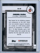 2021-22 Topps Bundesliga Stadium Club Chrome Ondrej Duda Ball Artists