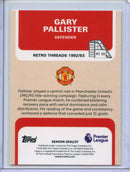 2026-27 Topps Flagship EPL Gary Pallister Retro Threads