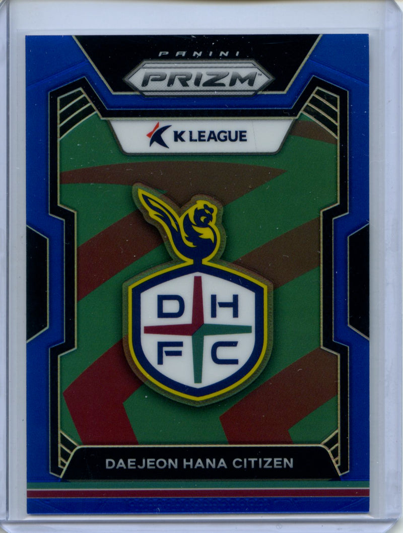 2024 Prizm K-League Soccer Daejeon Hana Citizen Team Logo Blue 2/75